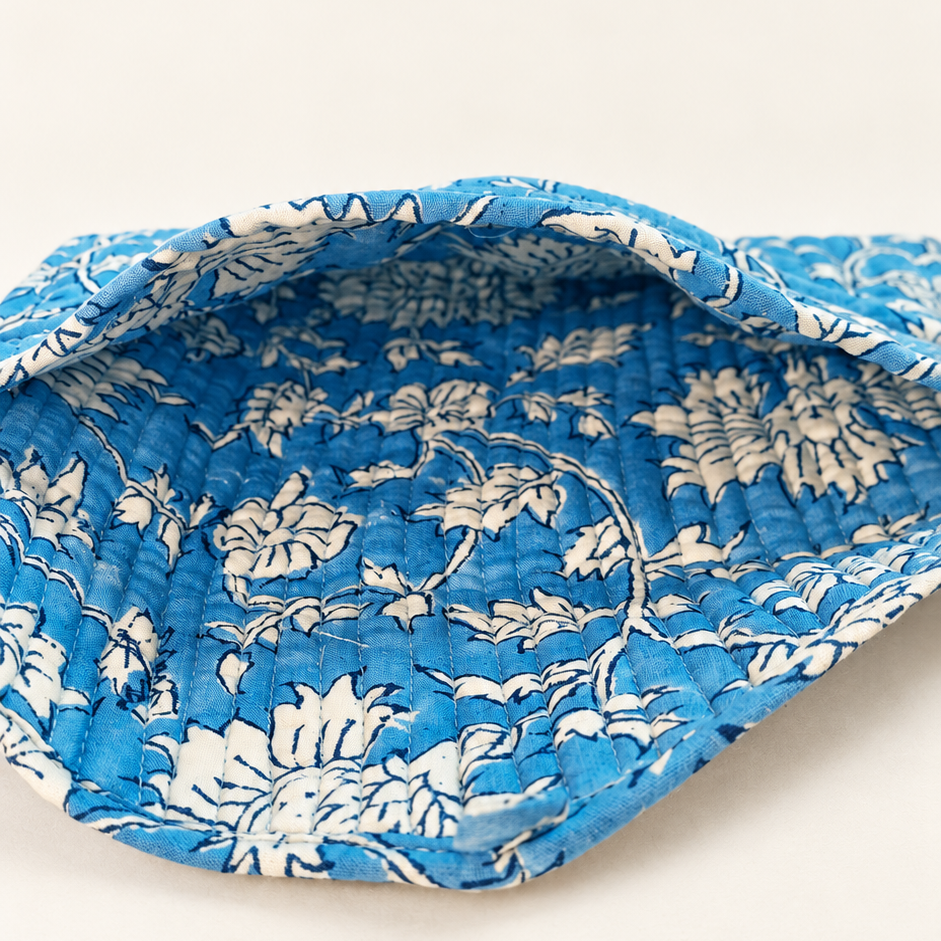 Blue Floral Wallet